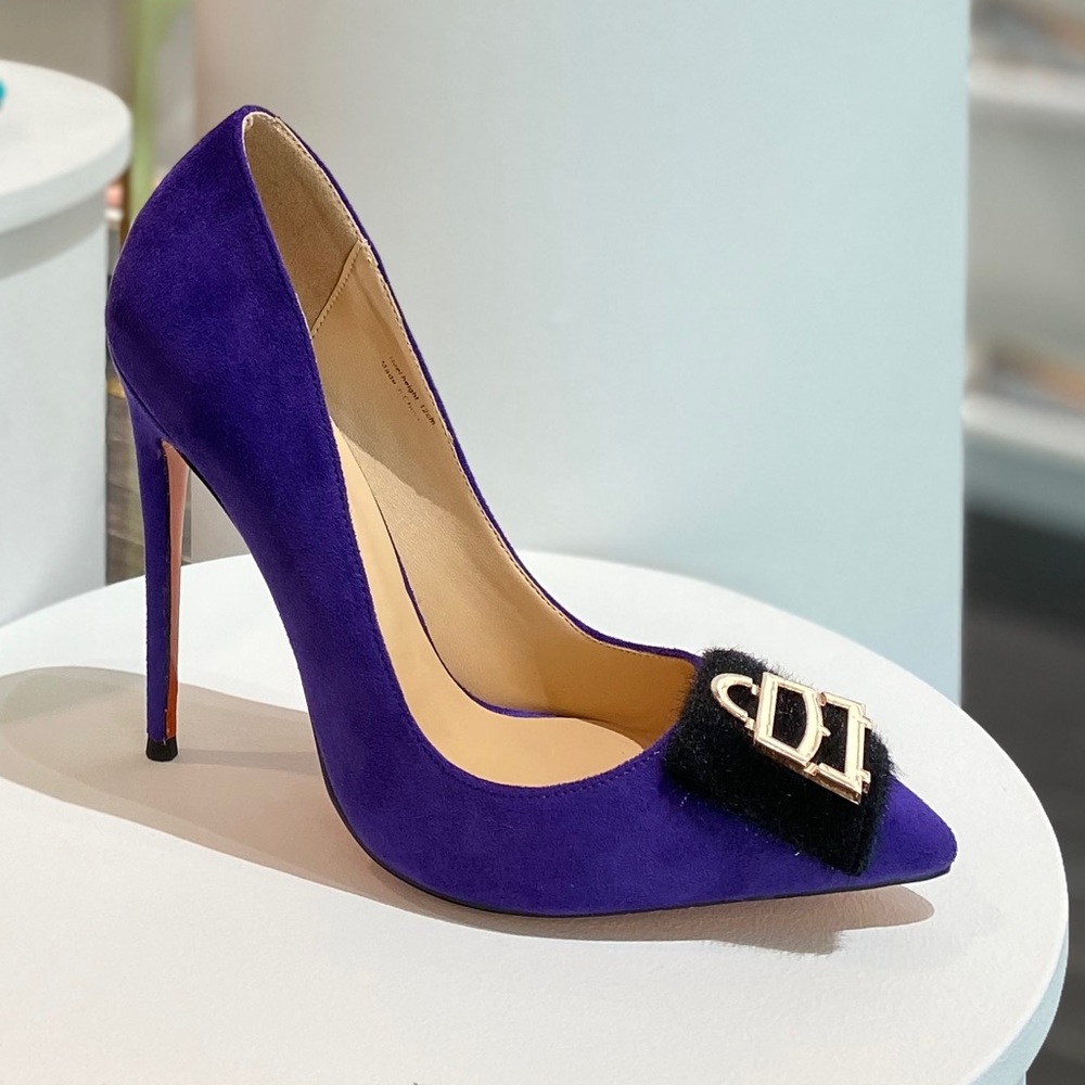 New purple pumps